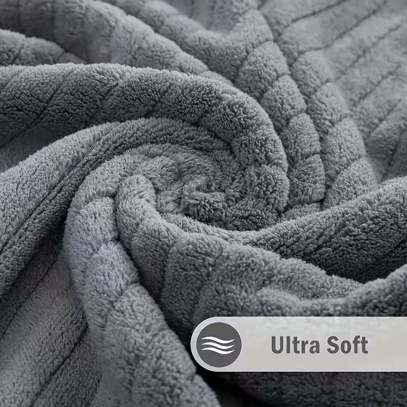 5pcs Extra Large Bath Towel Set - 28"x56" Oversized Microfiber Bath Towels, Ultra-Soft Quick-Dry, Multi-Color Combo - Luxury Spa-Quality Bath Towels