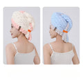 2pcs Ladies' Dry Hair Cap, Extra-large and Thick, Highly Absorbent and Quick-drying Headscarf, Wide Tail Design Coral Fleece Dry Hair Scarf