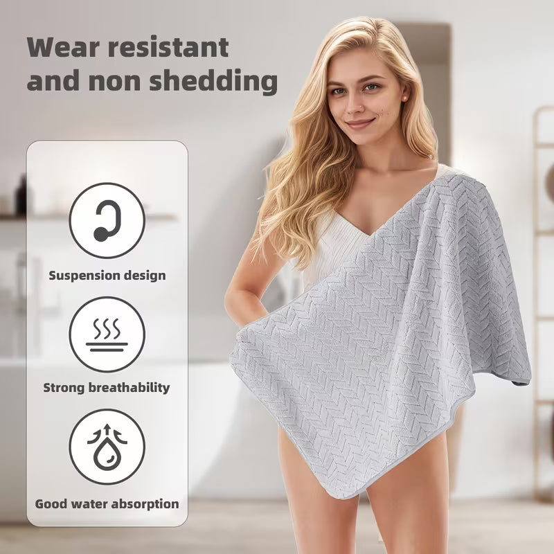 12 Pack Of Super Absorbent And Quick Drying Towels, Featuring Premium Wheat Ear Patterns That Absorb Water And Dry Quickly
