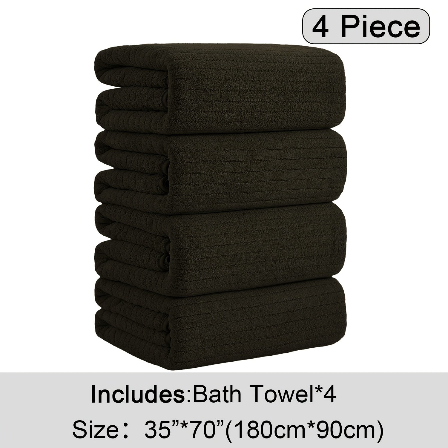 4 Pack XL Bath Towels 4 Pack Oversized Bath Towels Set