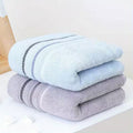 2-Pack Soft Hand Towel - Thickened, Absorbent and Skin-Friendly for Family Bathrooms, Striped Design Reinforced Edge, 12.99 'X 28.35', Modern Style