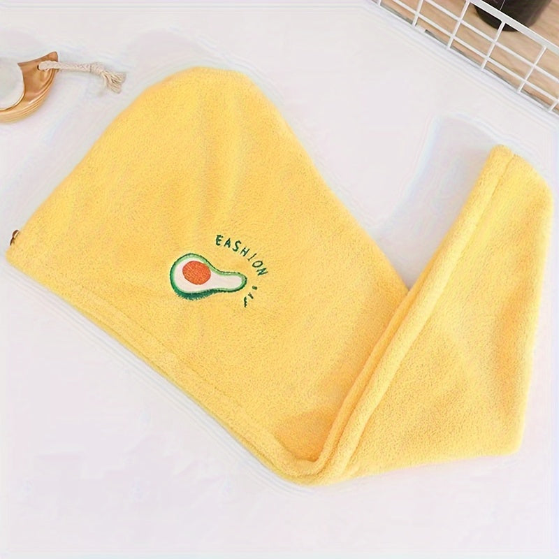 Microfiber Wrap Quick Dry Microfiber Hair Towel Wrap, 1pc | Super Absorbent Hair Drying Turban for Women, Modern Geometric-Pattern Knit Fabric, 260gsm, with Space-Themed Embroidery, for Bathroom Accessories