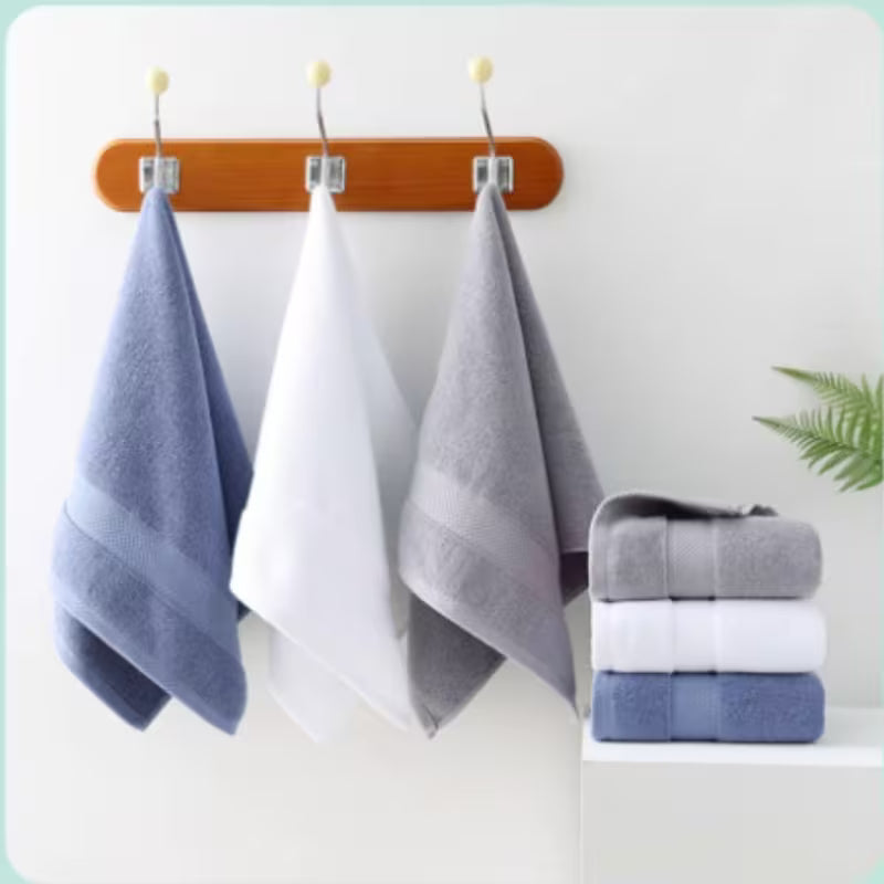 3-Pack Cotton Face Towels, Super Soft & Highly Absorbent, 60% Cotton Hand Towels for Women