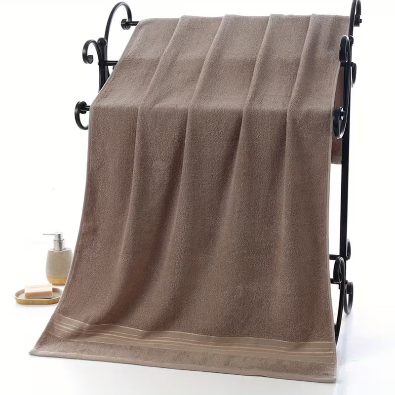 Super Soft Bath Towel, Cotton Towels for Showering, Spa, Or Swimming, Medium Weight Extra Absorbent 55 X 27.5 Inches