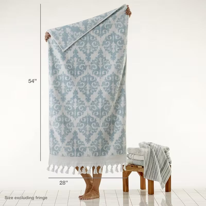 Mirage Fringe 2 Bath 2 Hand Towel Set