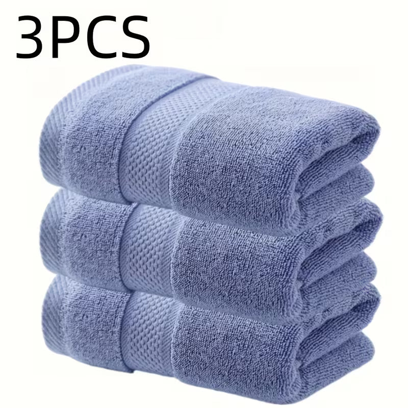 3-Pack Cotton Face Towels, Super Soft & Highly Absorbent, 60% Cotton Hand Towels for Women