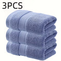 3-Pack Cotton Face Towels, Super Soft & Highly Absorbent, 60% Cotton Hand Towels for Women