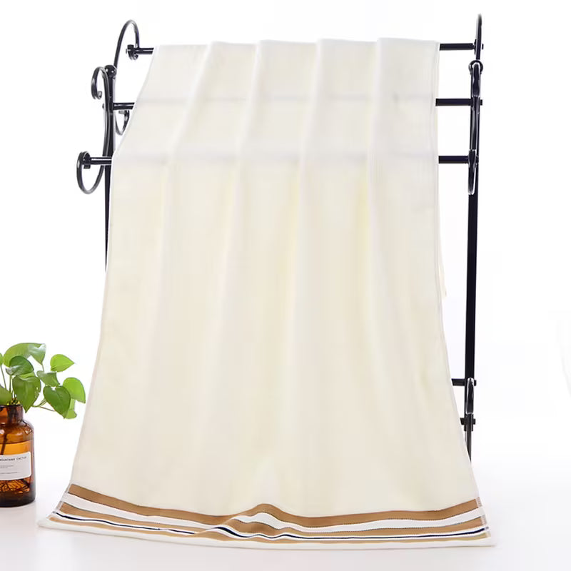 Super Soft Bath Towel, Cotton Towels for Showering, Spa, Or Swimming, Medium Weight Extra Absorbent 55 X 27.5 Inches