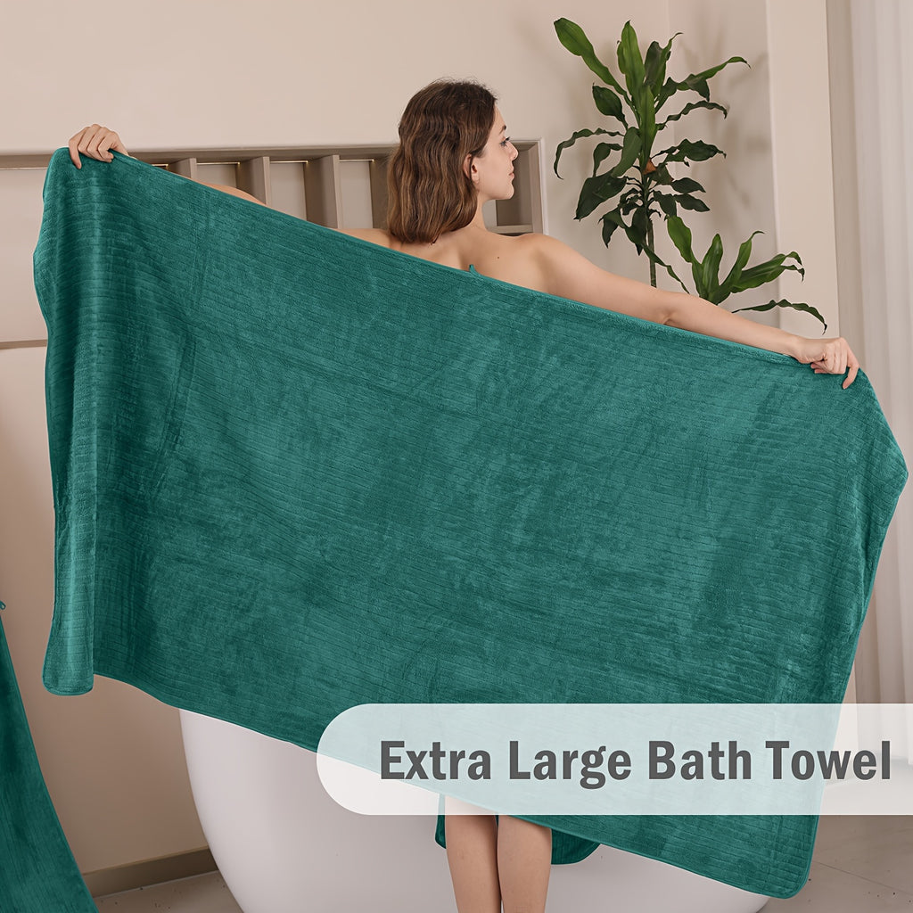 4 Pack XL Bath Towels 4 Pack Oversized Bath Towels Set
