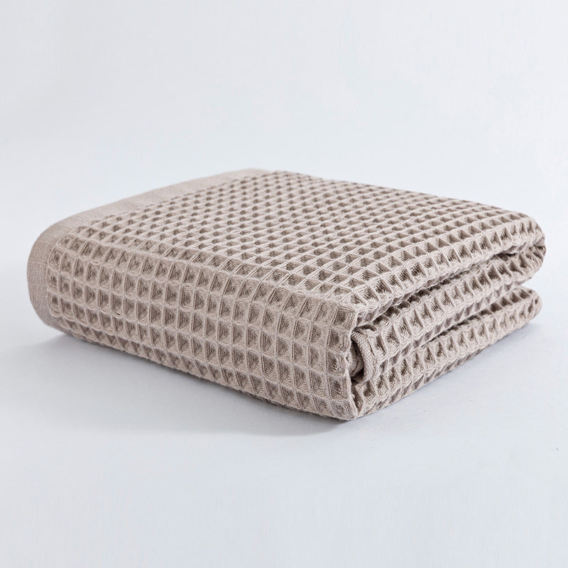 Extra Large 27.56x55.12inch Pure Bath Towel - Soft Absorbent Honeycomb Waffle Texture Shower & Bath Sheet, Contemporary Style for s &, Luxury Spa Towels for Home Use, Easy Care (No Chemicals)