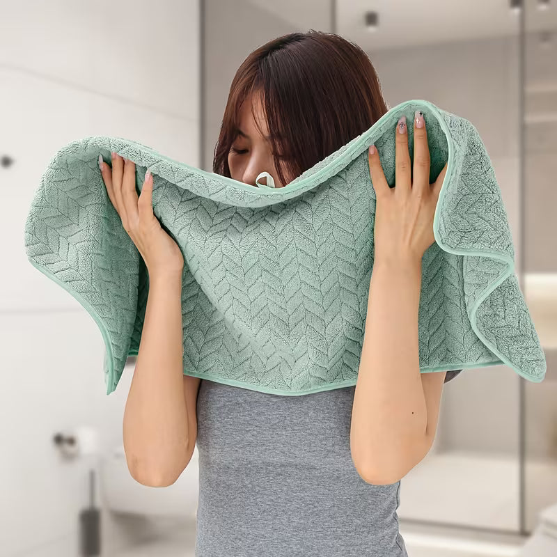 12 Pack Of Super Absorbent And Quick Drying Towels, Featuring Premium Wheat Ear Patterns That Absorb Water And Dry Quickly