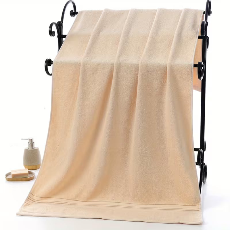 Super Soft Bath Towel, Cotton Towels for Showering, Spa, Or Swimming, Medium Weight Extra Absorbent 55 X 27.5 Inches