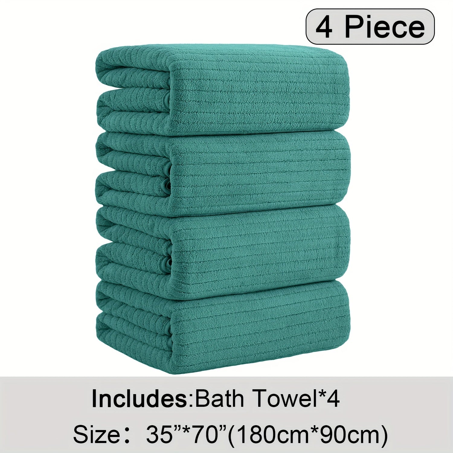 4 Pack XL Bath Towels 4 Pack Oversized Bath Towels Set