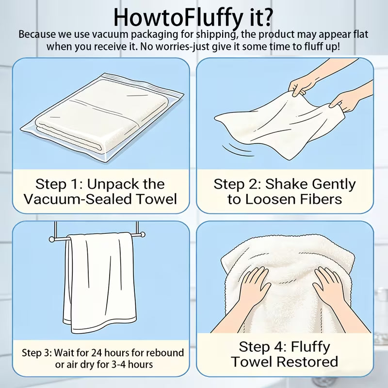 12 Pack Of Super Absorbent And Quick Drying Towels, Featuring Premium Wheat Ear Patterns That Absorb Water And Dry Quickly